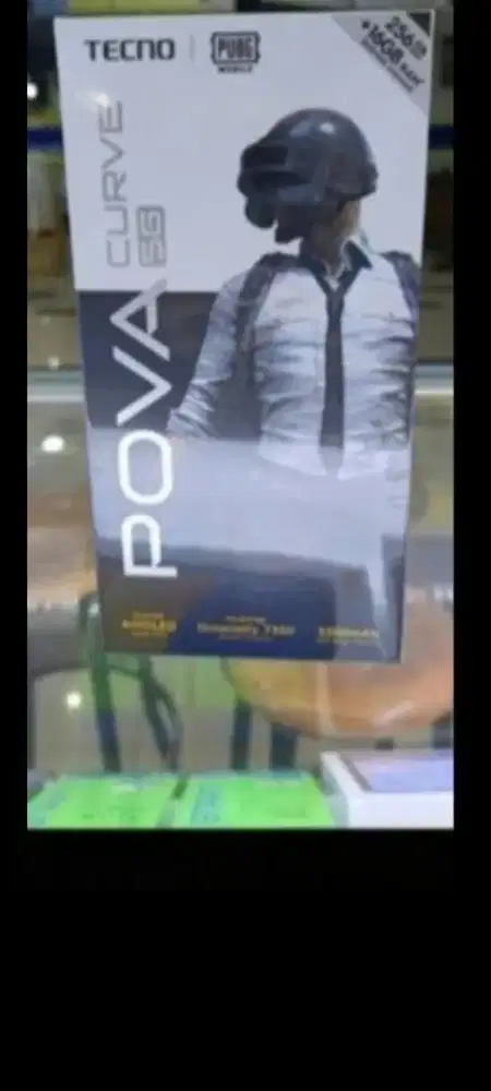 Tecno pova 5G curve 8/256 layar lengkung