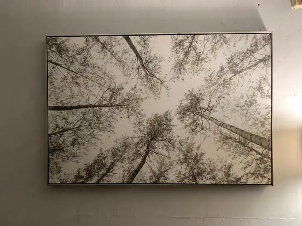 Lukisan mewah besar ukuran 1 meter timbul