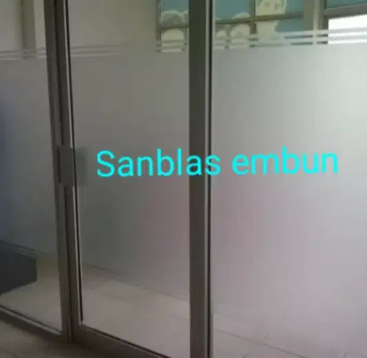 Stiker kaca sandblast kaca film oneway vision, Cutting sticker