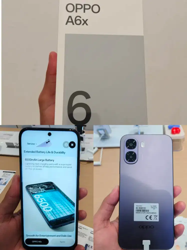 OPPP A 6X~ Batrae Badak  6500 mah Tahan seharian tanpa Drama,,