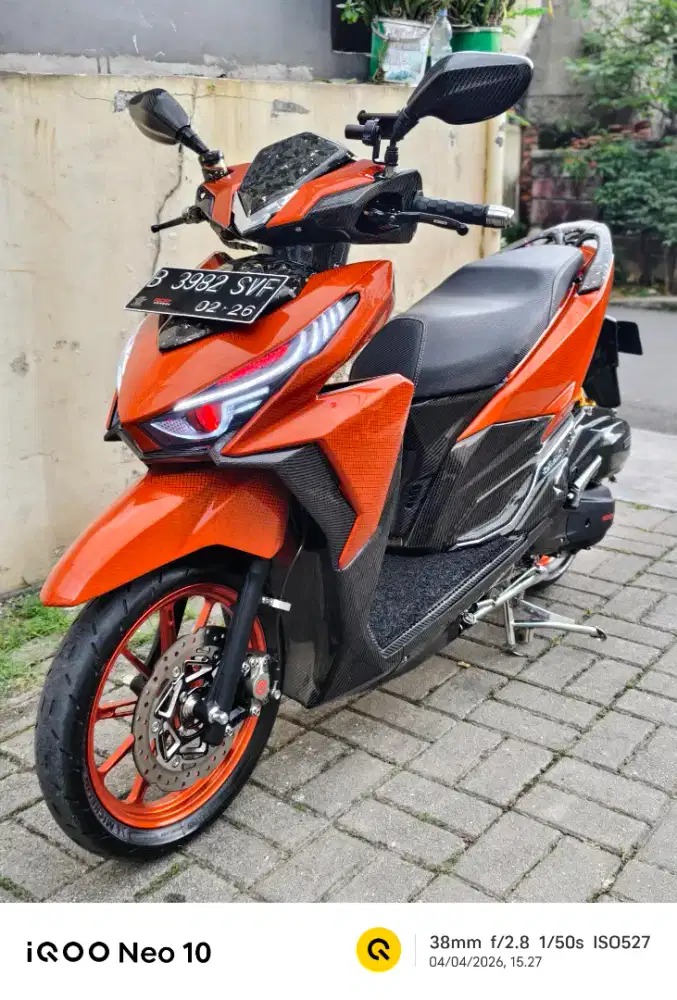 FULL HEDON !! VARIO 150 OLD FULL CARBONS KEVLAR MEWAH EX CONTES RESMI