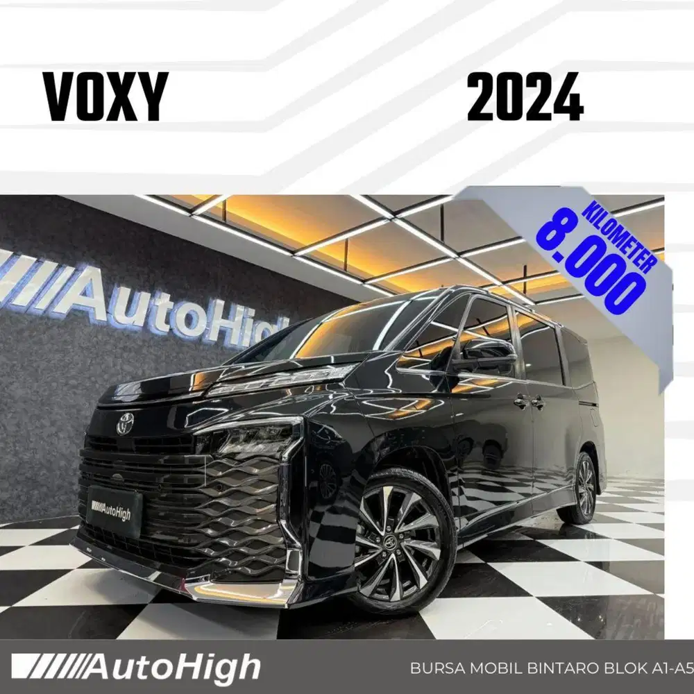 DP10% [Km8.000] Voxy 2024 Black Reg 2023 #AUTOHIGH