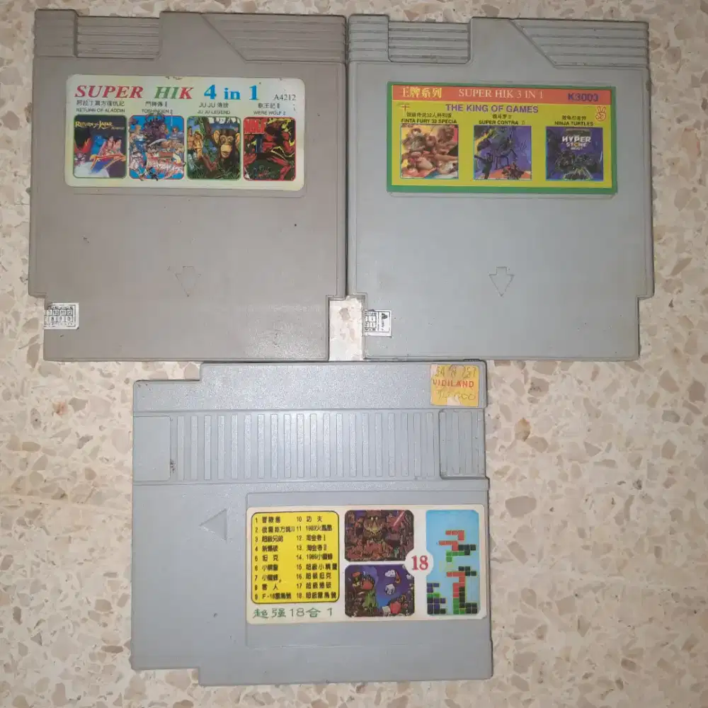 Kaset Nintendo Jadul