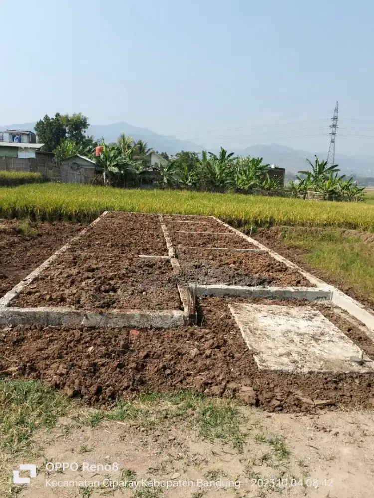 Dijual Tanah Siap Bangun Sudah Diurug dan Sudah Ada Pondasi