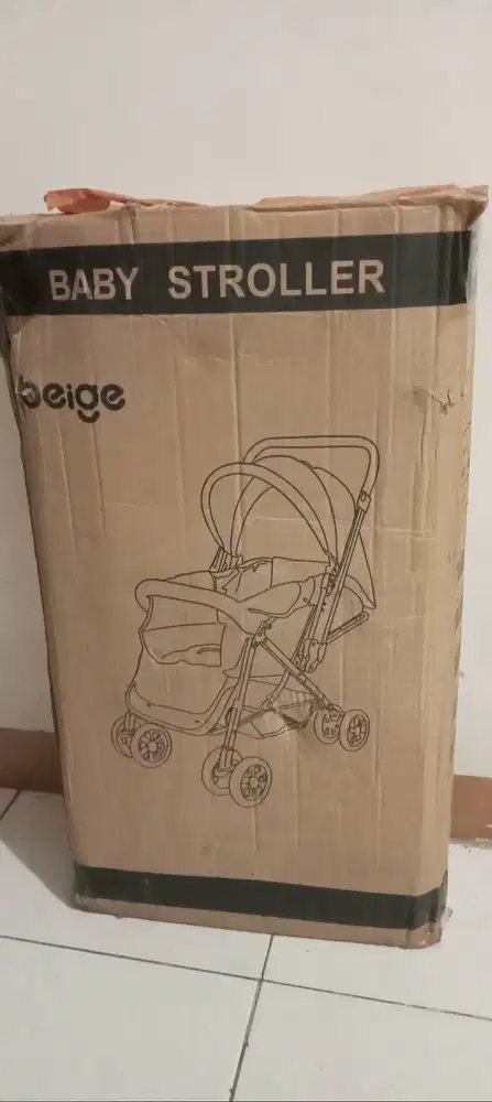 Stroller beige kereta dorong