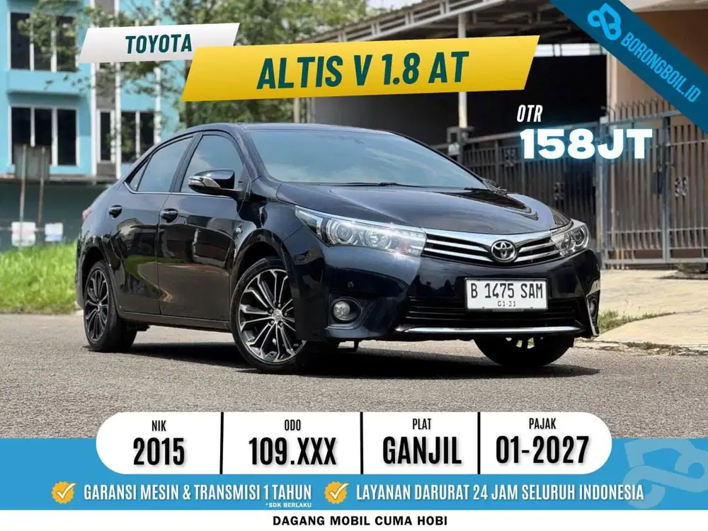 TERMURAH!!ALTIS 1.8 V AT 2015 HITAM FAVORIT
