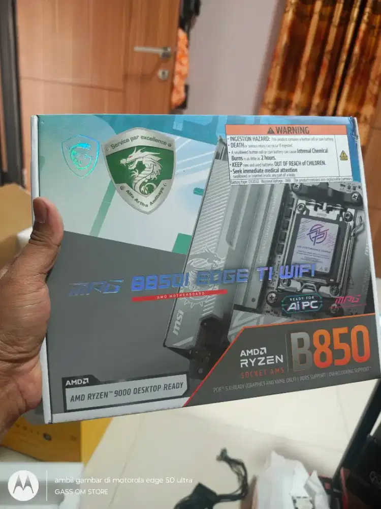 MOBO MSI b580i edge wifi