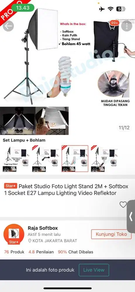 Light Stand + Softbox