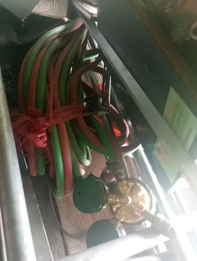 Paket Pro Cutting Torch & Selang 20M + Dual Regulator (Full Set)