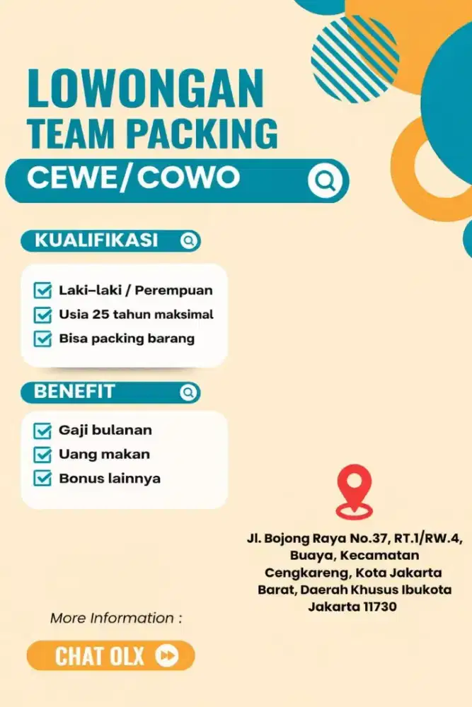 Lowongan kerja - Packing