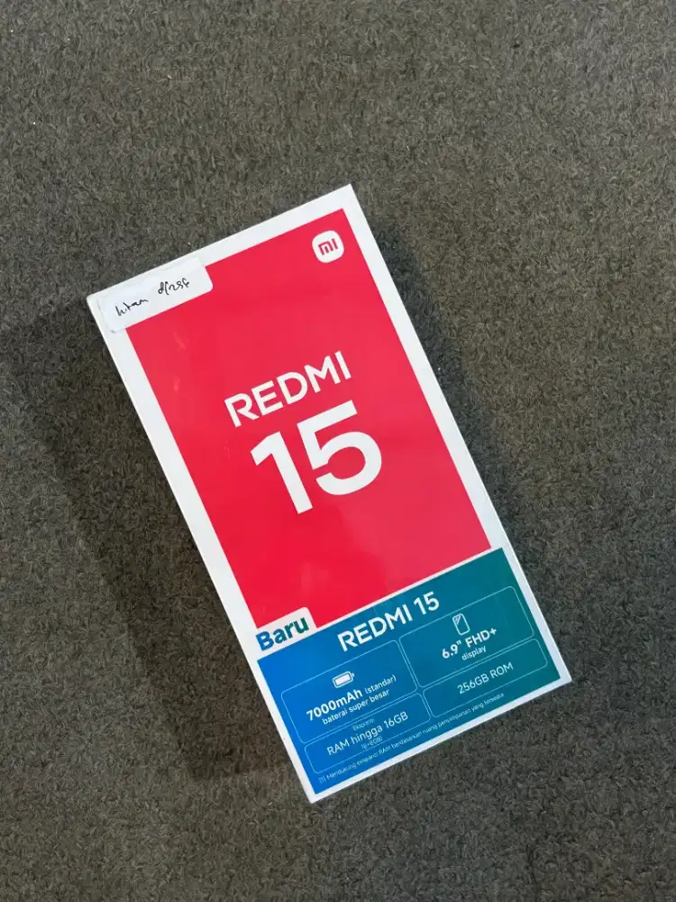 Redmi 15 ram 8+8/256 bisa tanpa dp