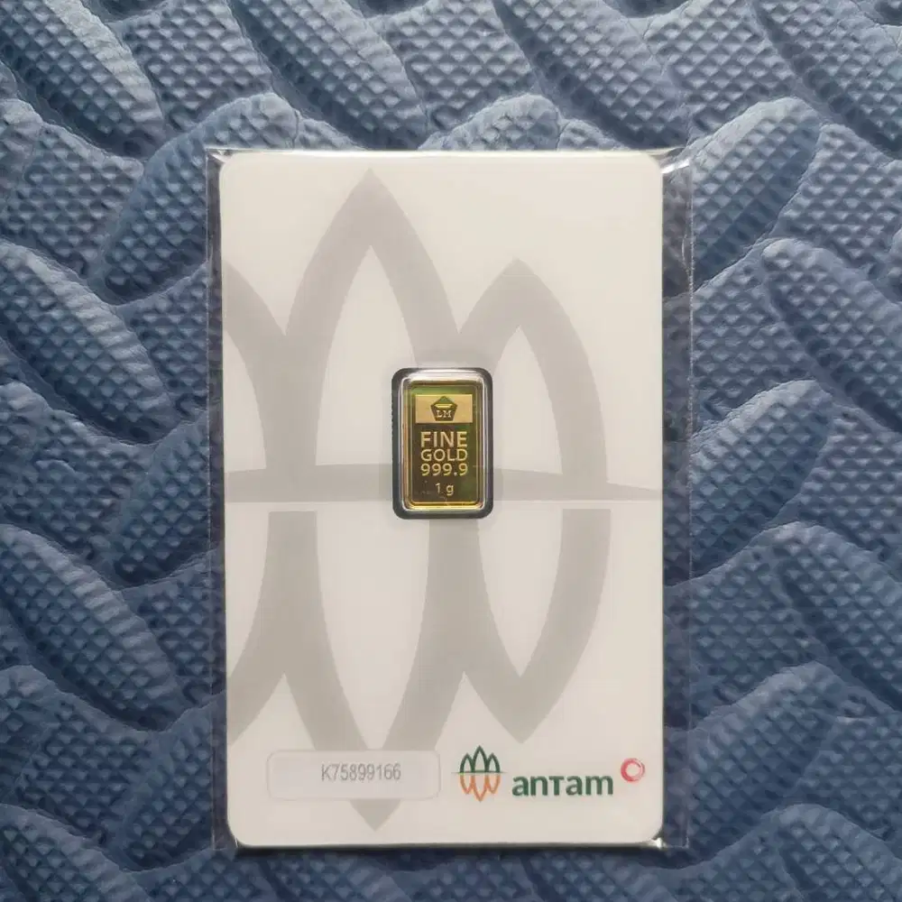 Emas ANTAM Logam Mulia Certicard - 1 gr Keluaran Tahun Terbaru RM 26