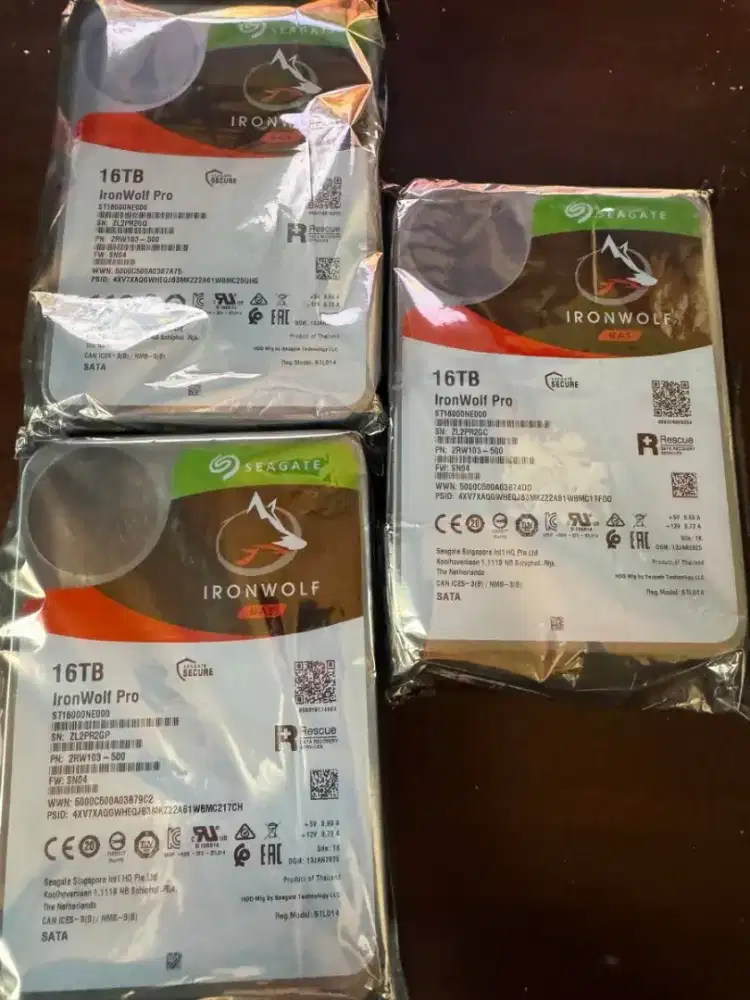 Hdd Seagate 16TB ironwolf