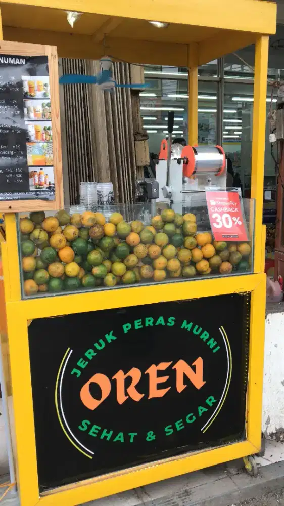 Jaga Stand Minum (Jeruk Peras)