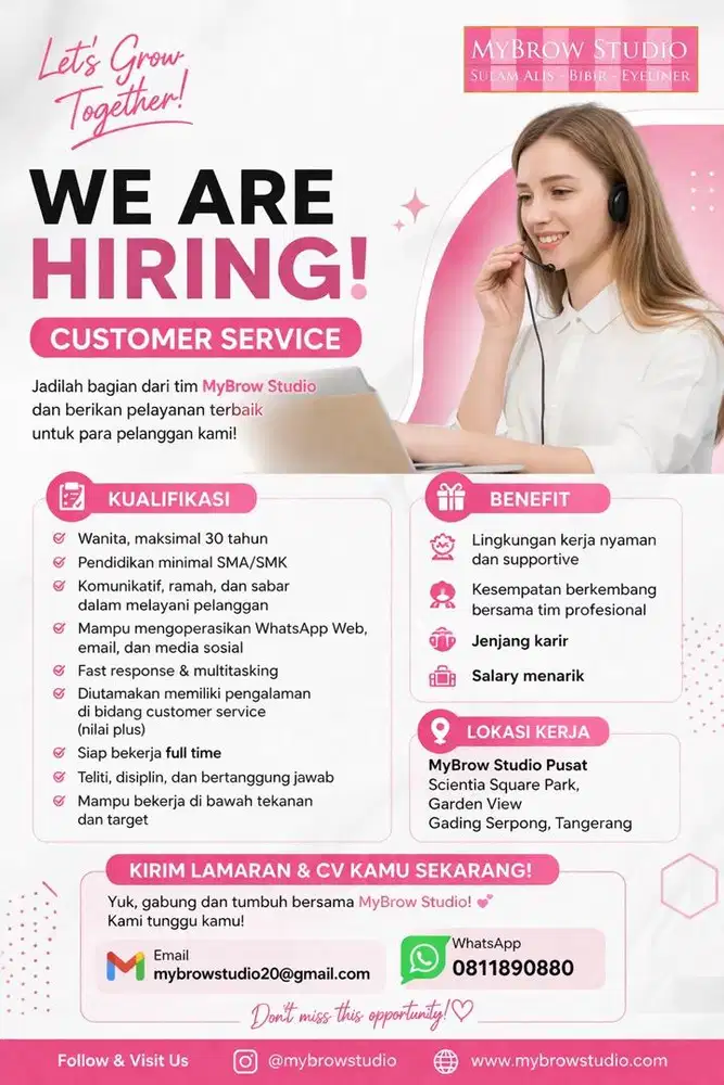 Loker Customer Service ( CS )