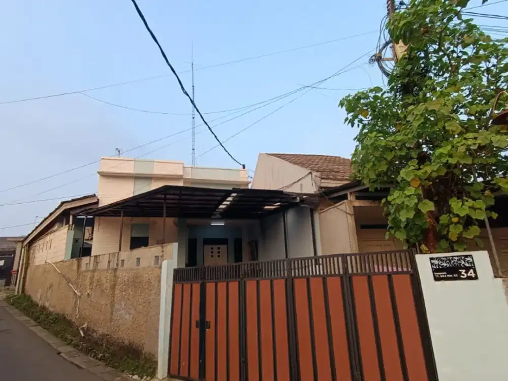 Dijual Rumah Strategis di tepi Jalan Tol, LT.113/LB.70, Serua , Tangerang Selatan