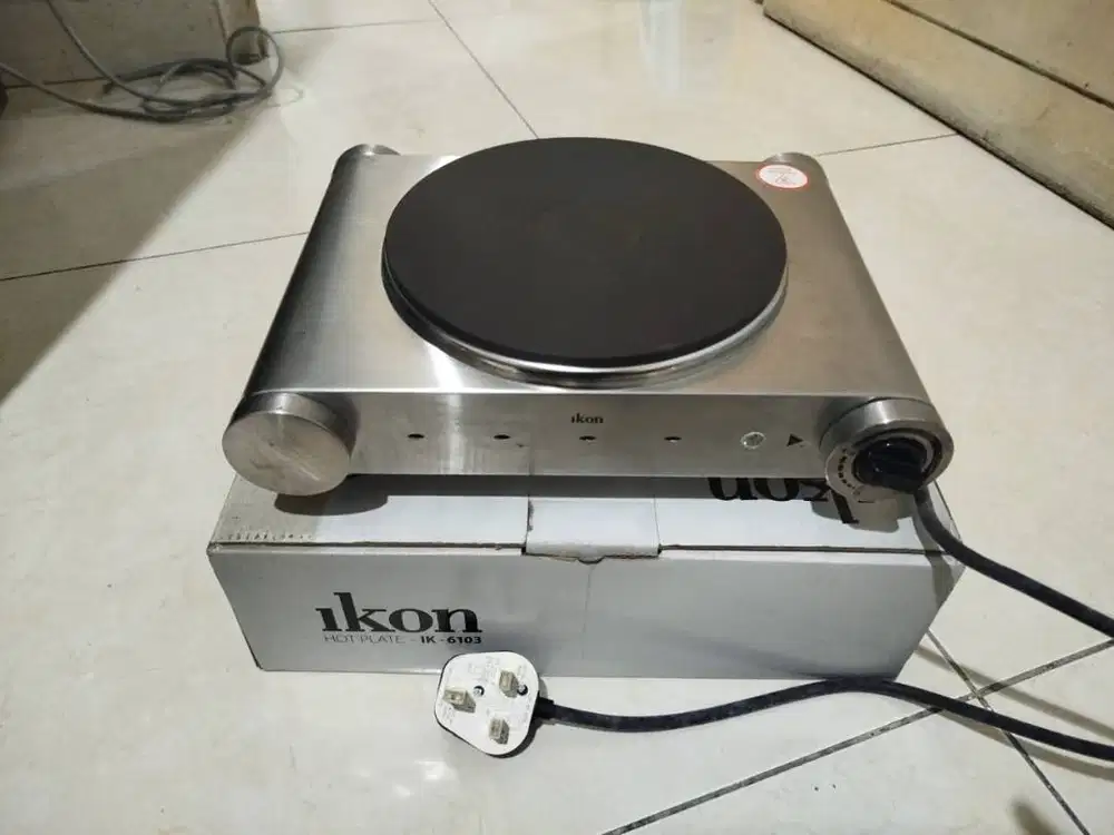 [PTII-7] Preloved Kompor Listrik / Hot Plate IKON IK-6103 1 Tungku