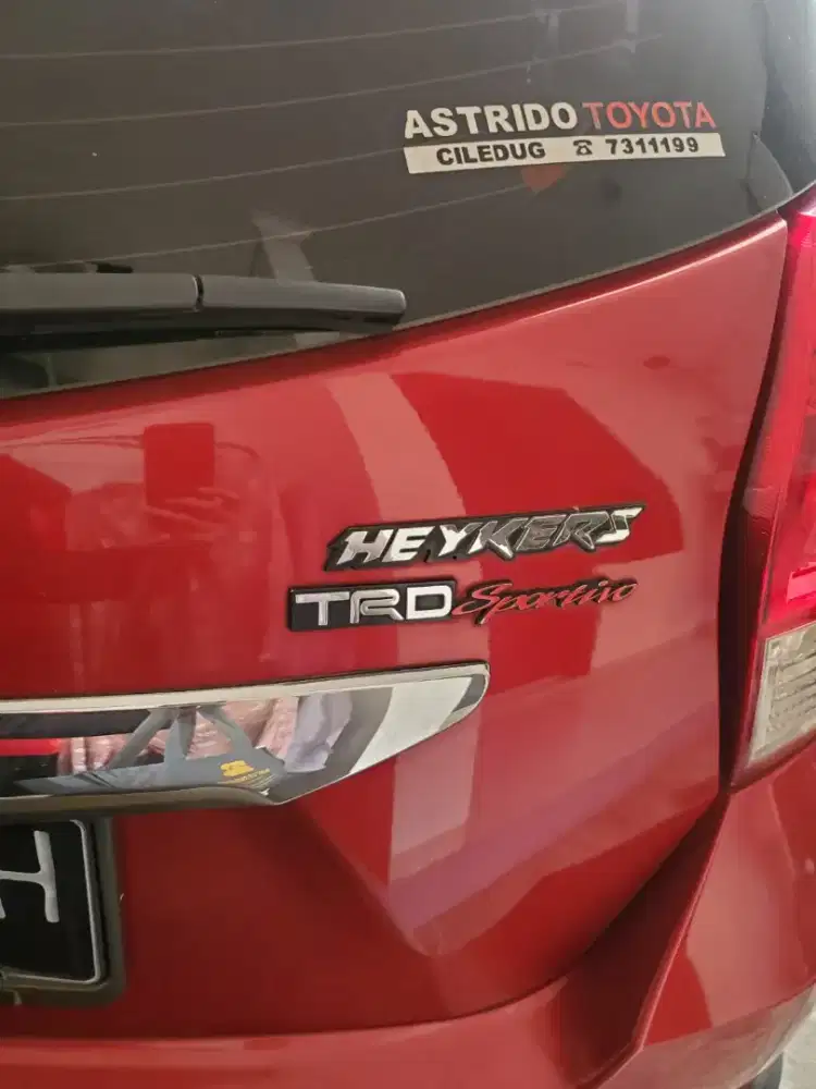 Toyota Heykers MT TRD 2017 Low KM Tangan Pertama