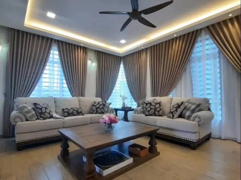 Penyedia Tirai Gorden Jendela Gordyn Mewah Hordeng Model Terbaru Murah