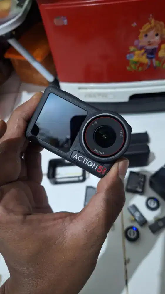 Dji action cam 5pro & mic eksternal hollyland mark 2