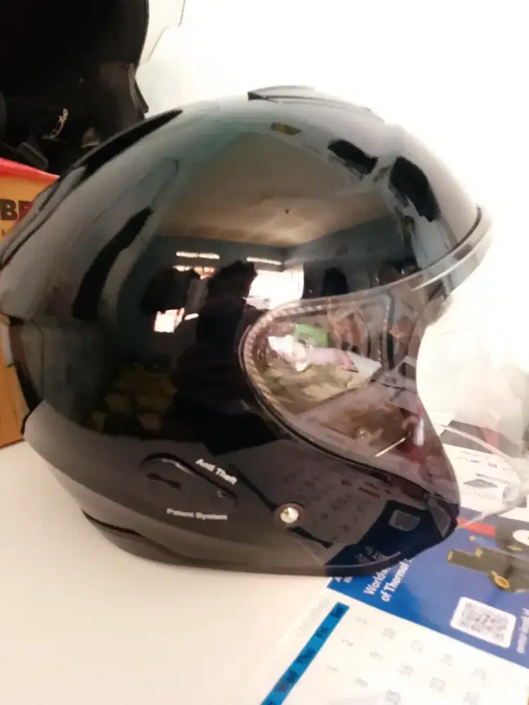 helm kyt kyoto black glosy