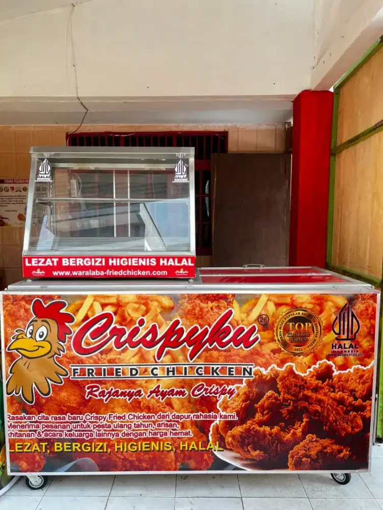 Perlengkapan jualan Booth, deep fire, dll