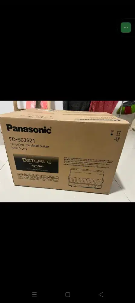Dish dryer Panasonic FDS03S21 , Pengering  Peralatan makan,belum pakai