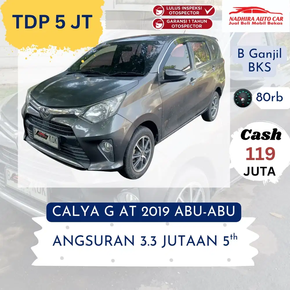 DP 5 Juta Calya G AT 2019 Abu