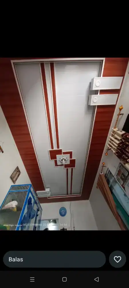 Jual dan pasang plafon pvc