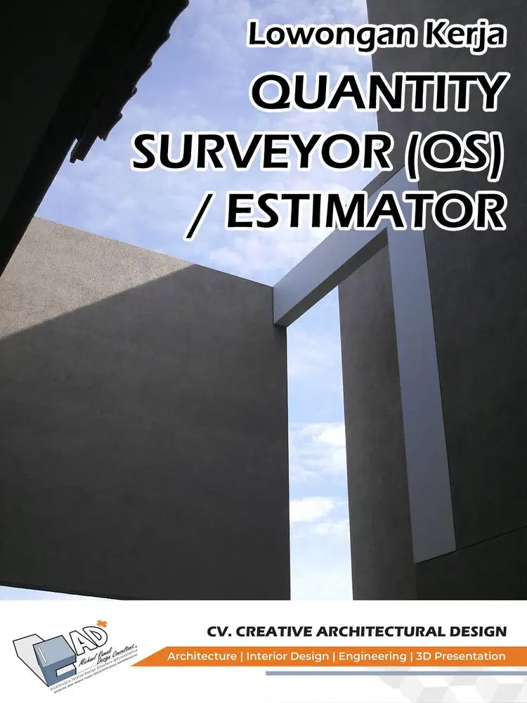 Quantity Surveyor/QS/Estimator (WFH/WFA)