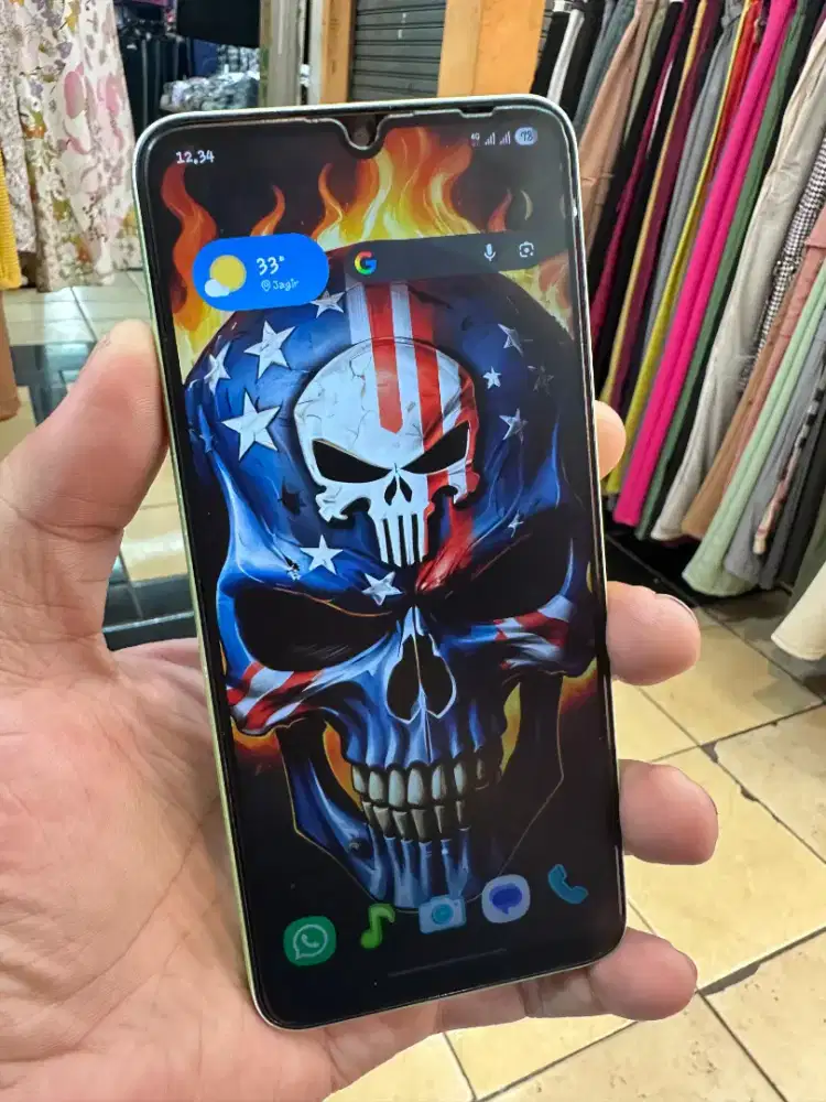 Samsung a05s 4G ram6/128 fulset normal jaya sein body 85%