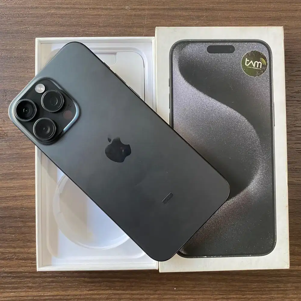 iPhone 15 Pro Max 256GB Natural Titanium Garansi Resmi iBox