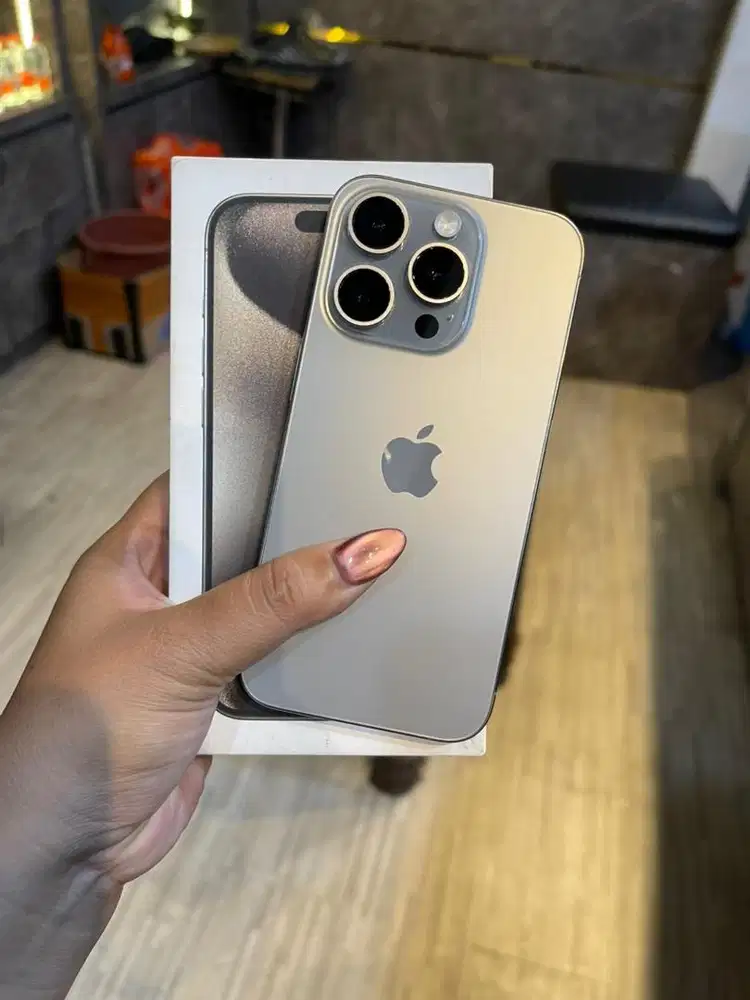 Iphone 15 Pro Natural Titanium 256gb Bh 88% By Ibox Mulus