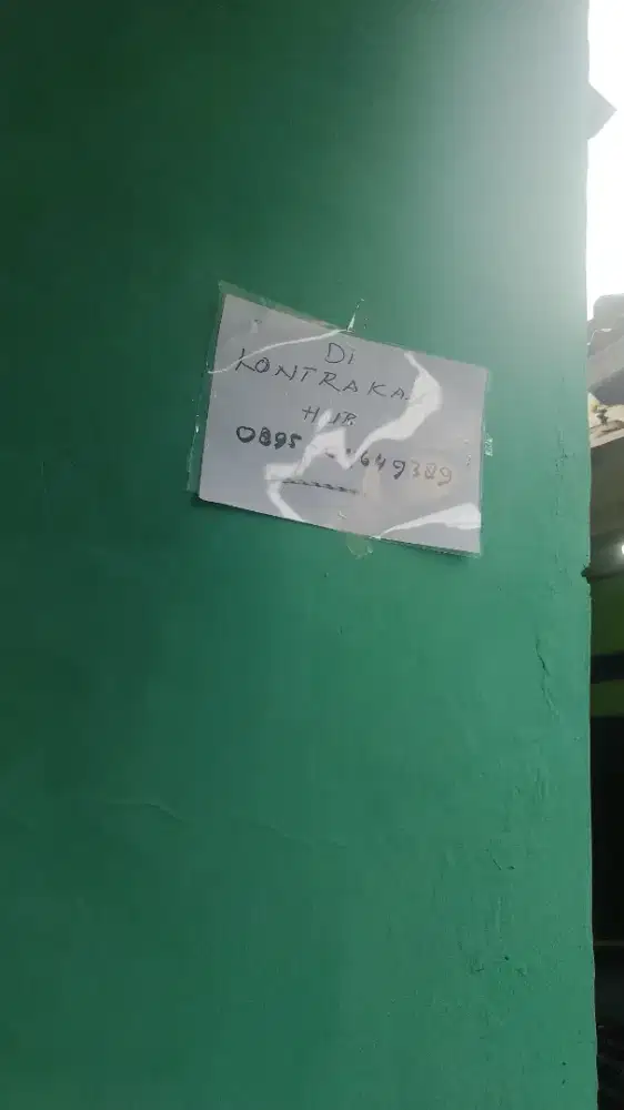 DIKONTRAKKAN RUMAH BULANAN