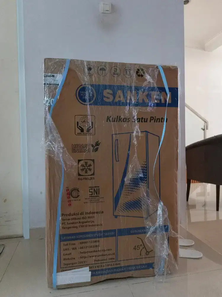 Kulkas Sanken SK-V163PA-BB Black Piano BARU ORI 100%