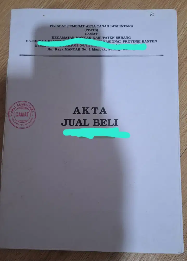 JUAL TANAH DI MANCAK SERANG DESA TALAGA KEBUN ISI KELAPA,MELINJO