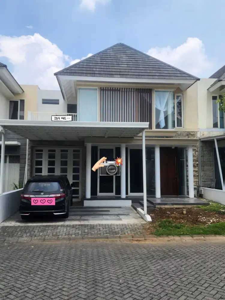 JUAL SEWA RUMAH 2 LANTAI CITRALAND GREEN LAKE CLUSTER KALDERA SURABAYA