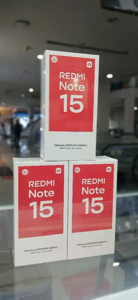 harga murah,,Redmi note 15 8/256GB, garansi 15 bulan segel pabrik