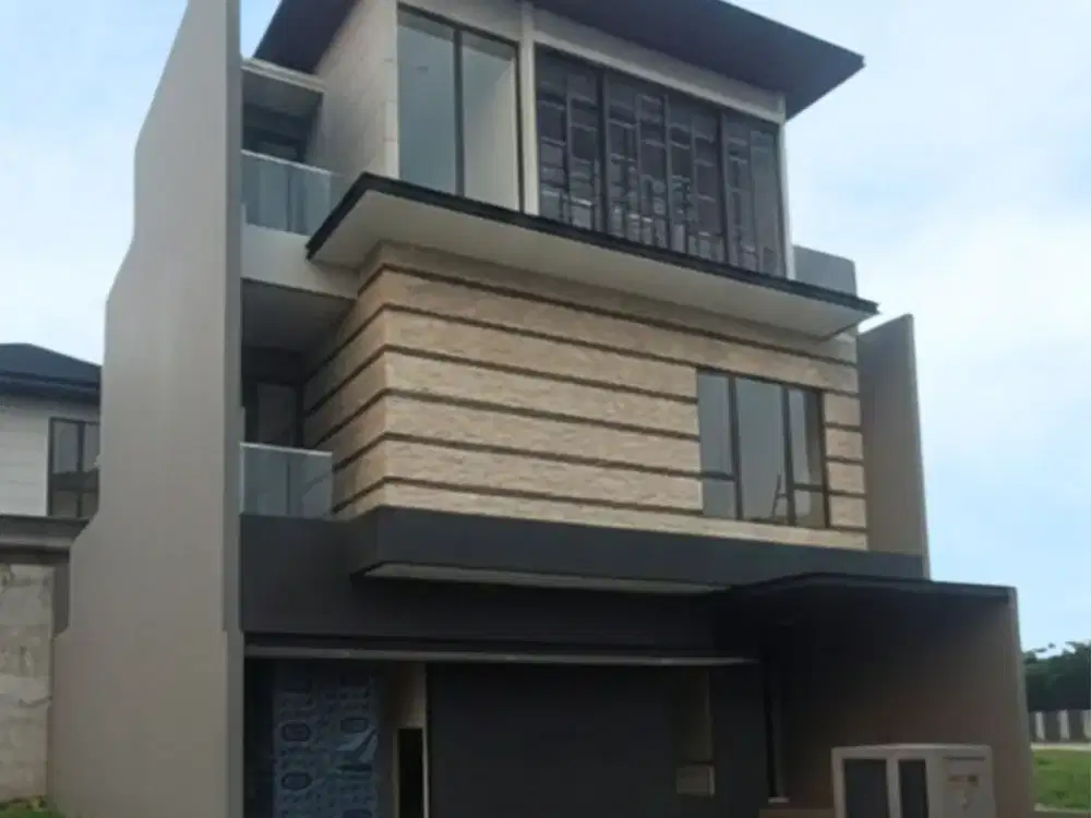 Rumah Premium Toba Lake Villas type 200 LE Cluster pinggir Danau ASYA JGC Jakarta Garden City