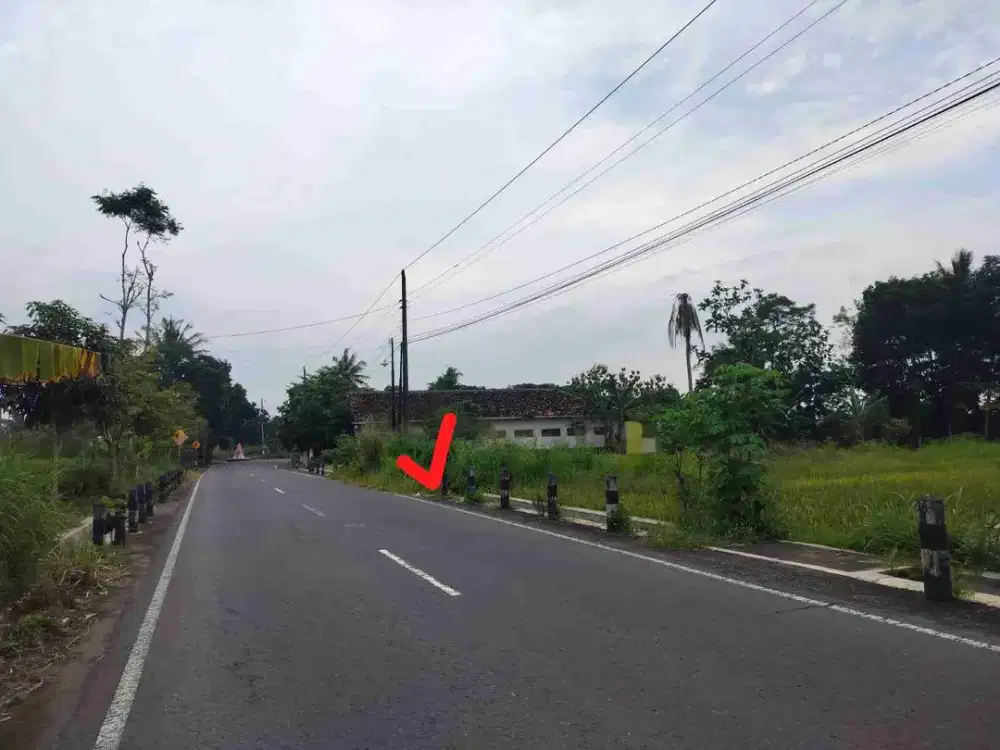 DIJUAL TANAH VIEW SAWAH DAN GUNUNG MERAPI DI AREA PALAGAN NGAGLIK