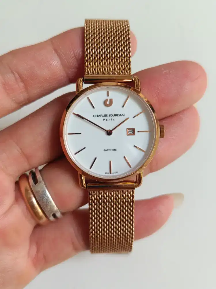 Charles Jourdan wanita rantai pasir CJ1087 original bekas bagus normal