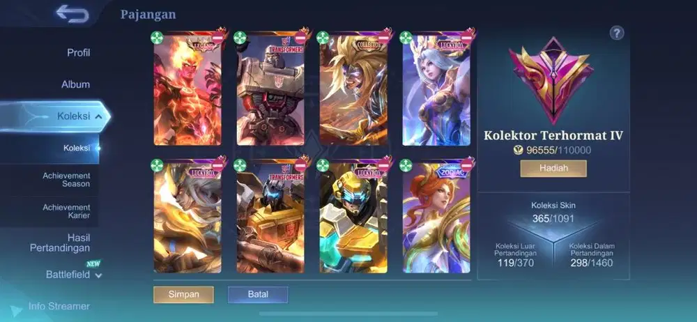 Akun mobile legends