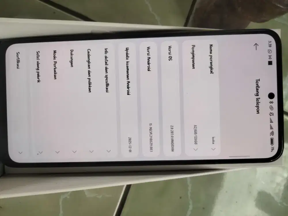 Redmi Note 12 RAM 8/128GB - Varian Tertinggi - Mulus & Fullset Dus