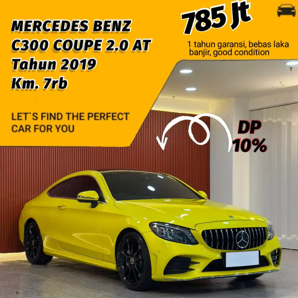 Mercedes Benz C300 AMG Coupe 2.0 AT Tahun 2019