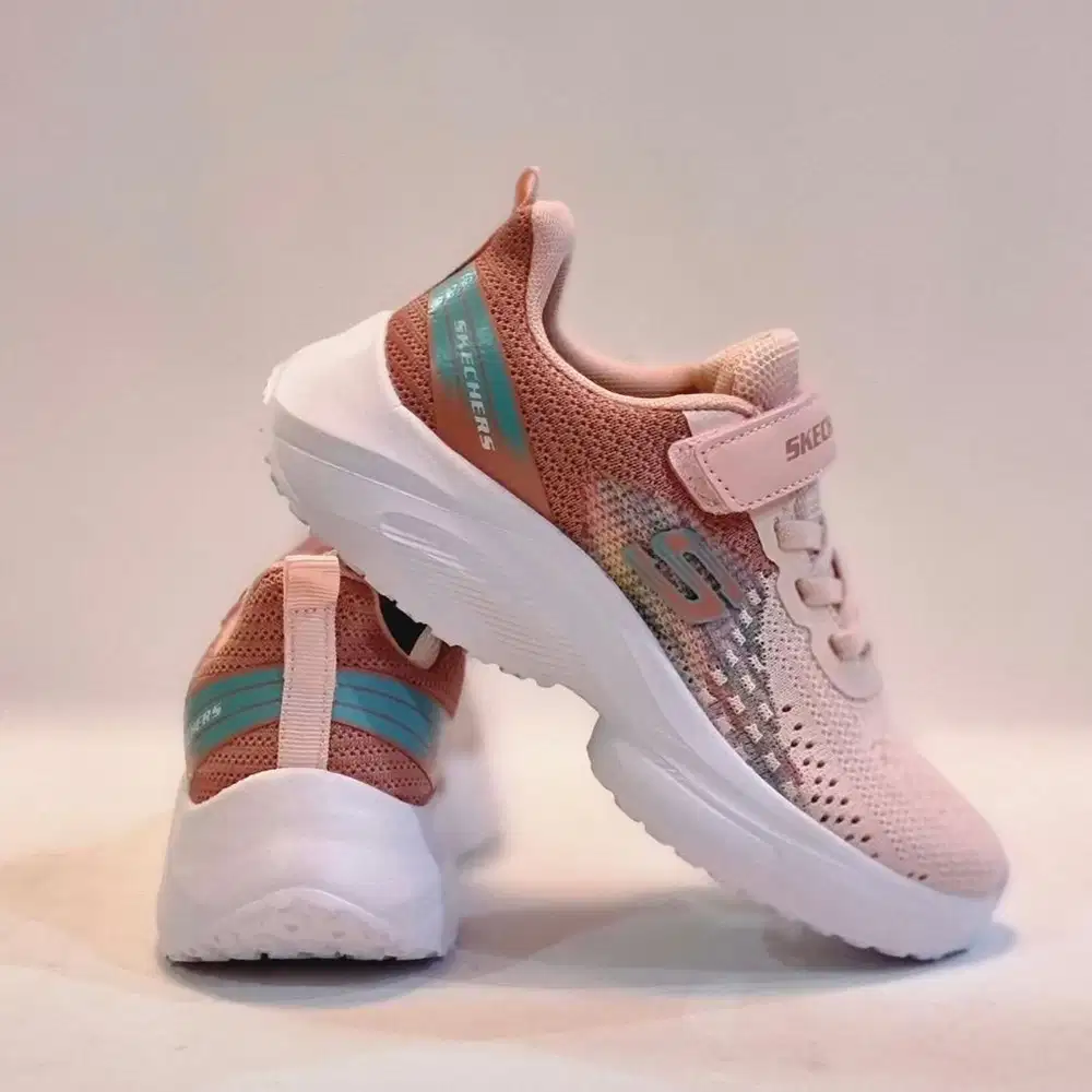 skechers kids peach