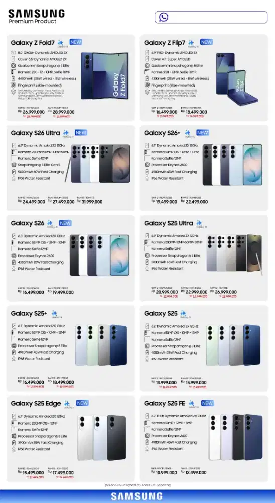 Promo Samsung S26 series + gift