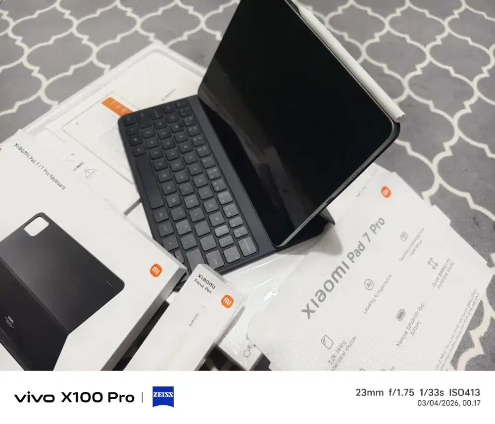 Xiaomi Pad 7 Pro 12/512GB Fullset Original, Garansi resmi aktif