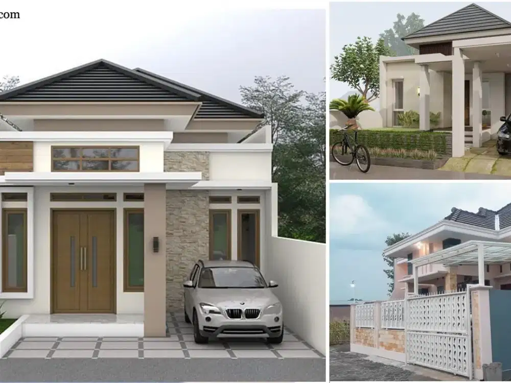 JUAL RUMAH SIAP BANGUN DESAIN MENYESUAIKAN