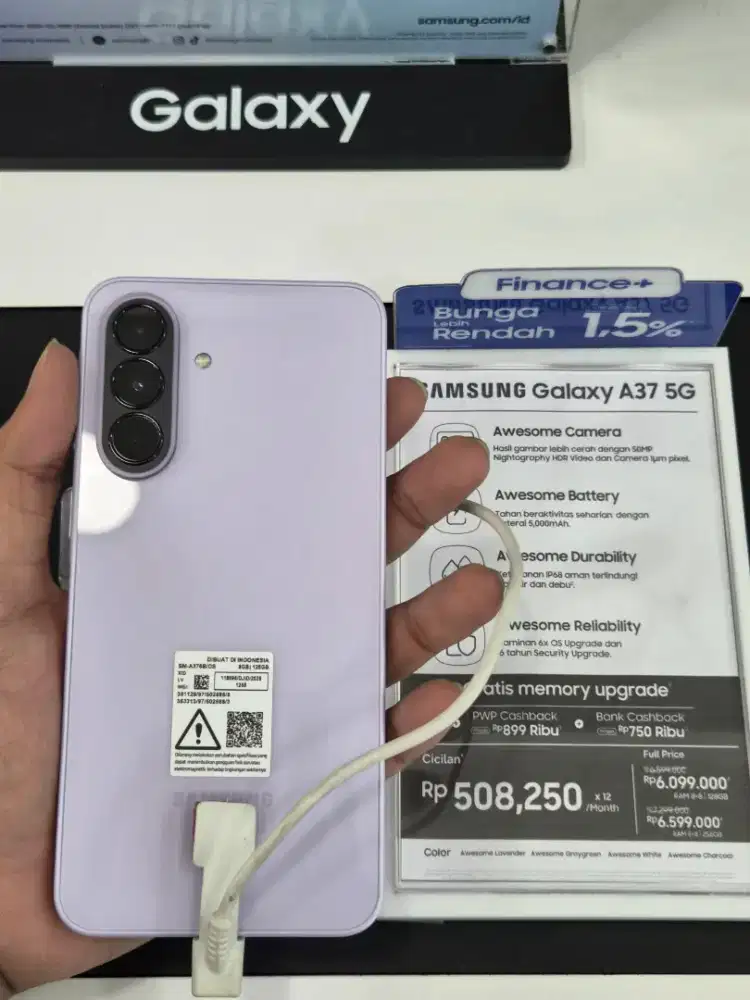 New galaxy A37 Free TA25W