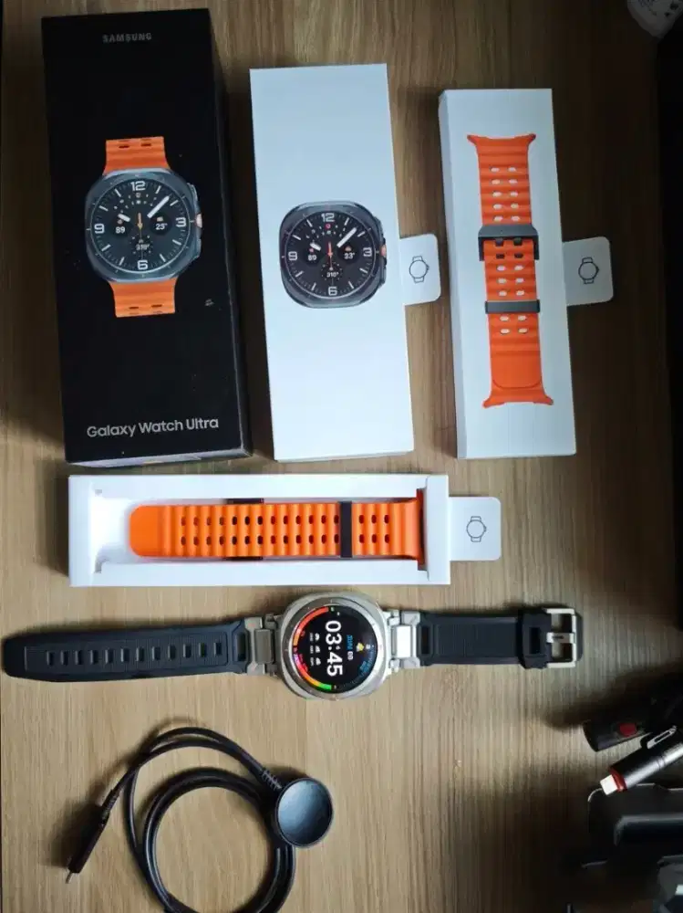 JUAL Samsung Galaxy Watch Ultra l Titanium Gray, FULL SET, &MULUS